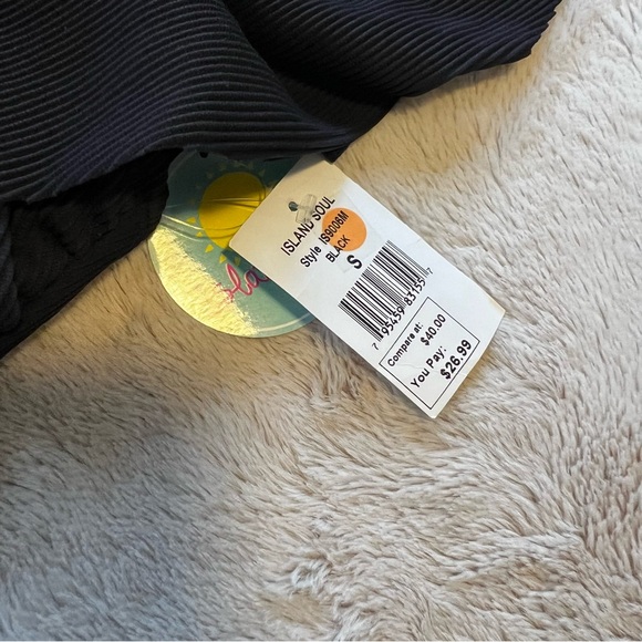 Black Ruffled One-Piece Swimsuit - Picture 4 of 6